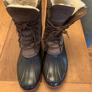 Sperry lined duck boots